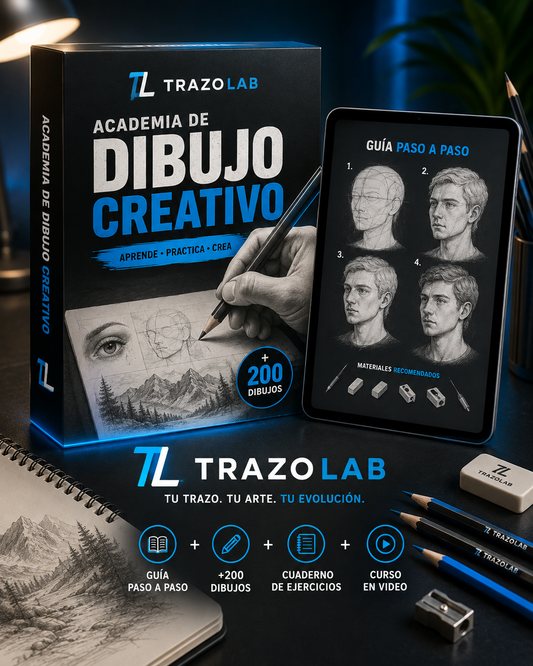 ✨ TrazoLab: Academia de Dibujo Creativo El camino más claro para dejar de ser principiante y empezar a dibujar con confianza total.